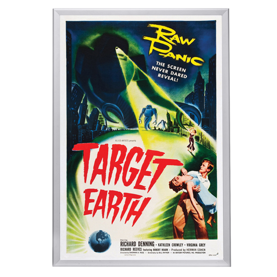 "Target Earth" (1954) Framed Movie Poster