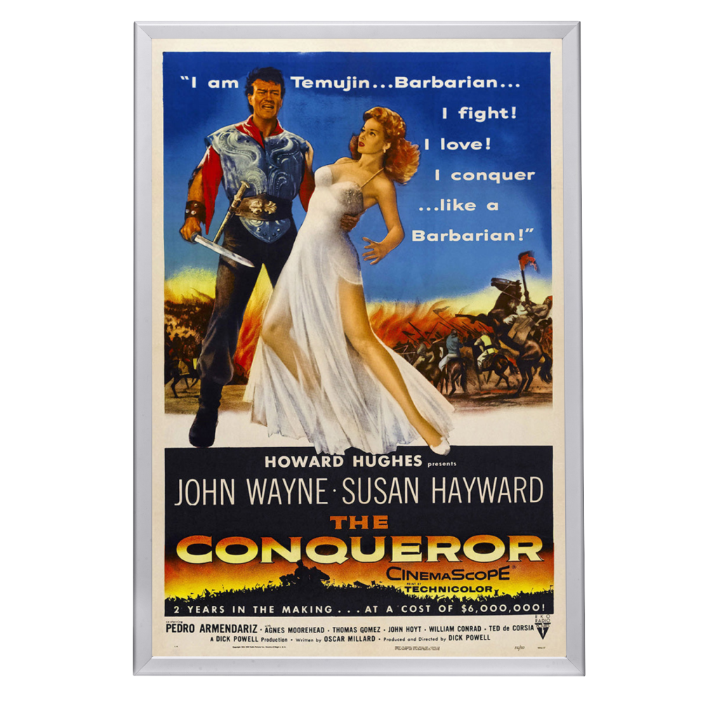 "Conqueror" (1956) Framed Movie Poster