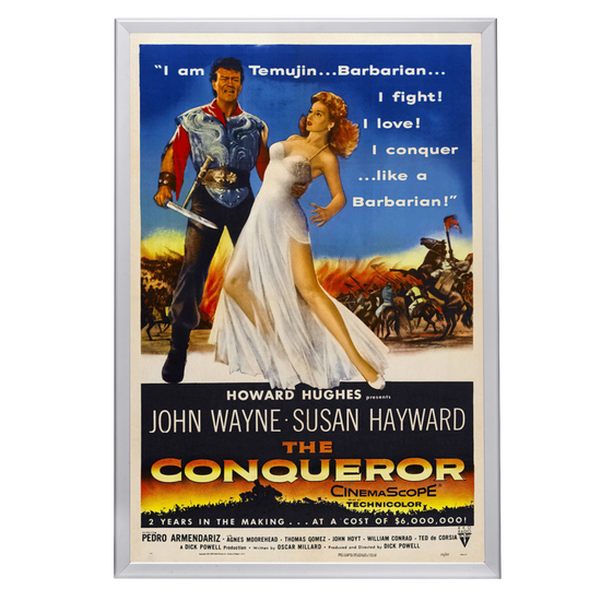 "Conqueror" (1956) Framed Movie Poster