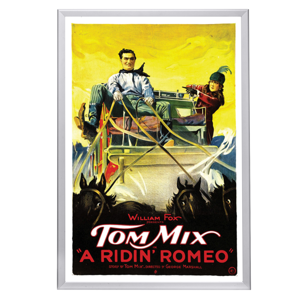 "Ridin' Romeo" (1921) Framed Movie Poster