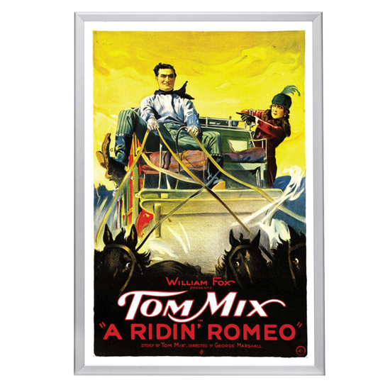"Ridin' Romeo" (1921) Framed Movie Poster