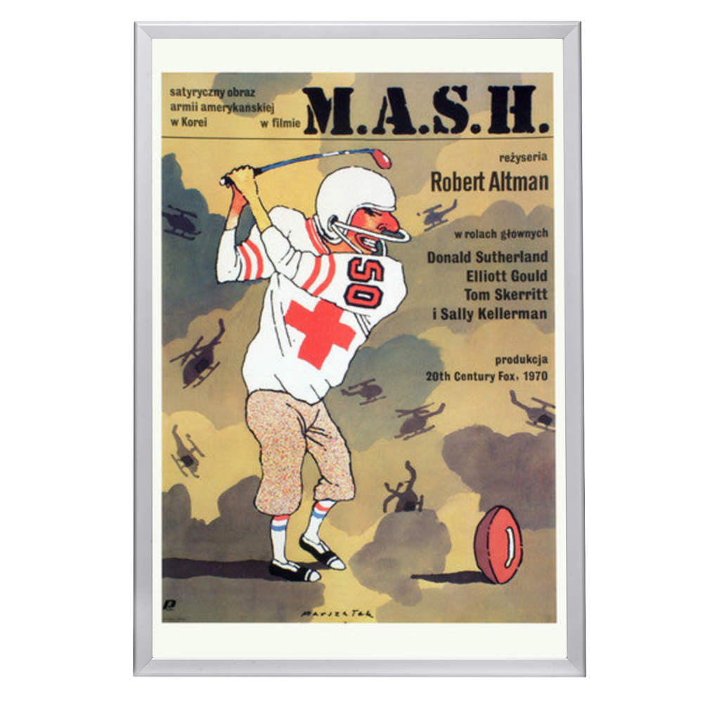 "MASH" (1970) Framed Movie Poster