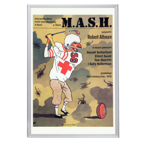 "MASH" (1970) Framed Movie Poster