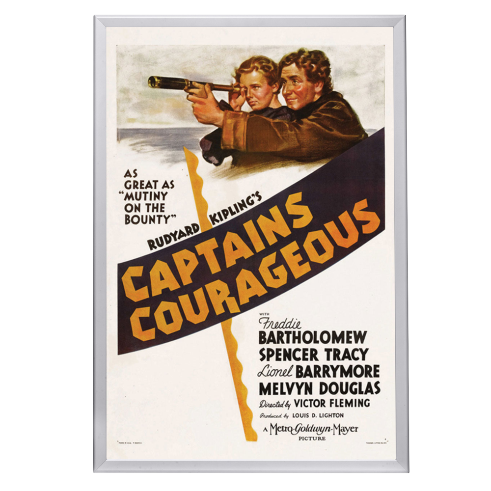 "Captains Courageous" (1937) Framed Movie Poster