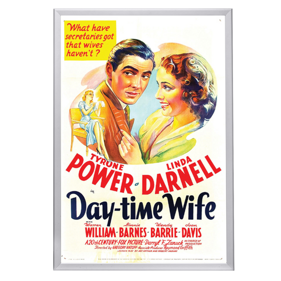 "Day-Time Wife" (1939) Framed Movie Poster