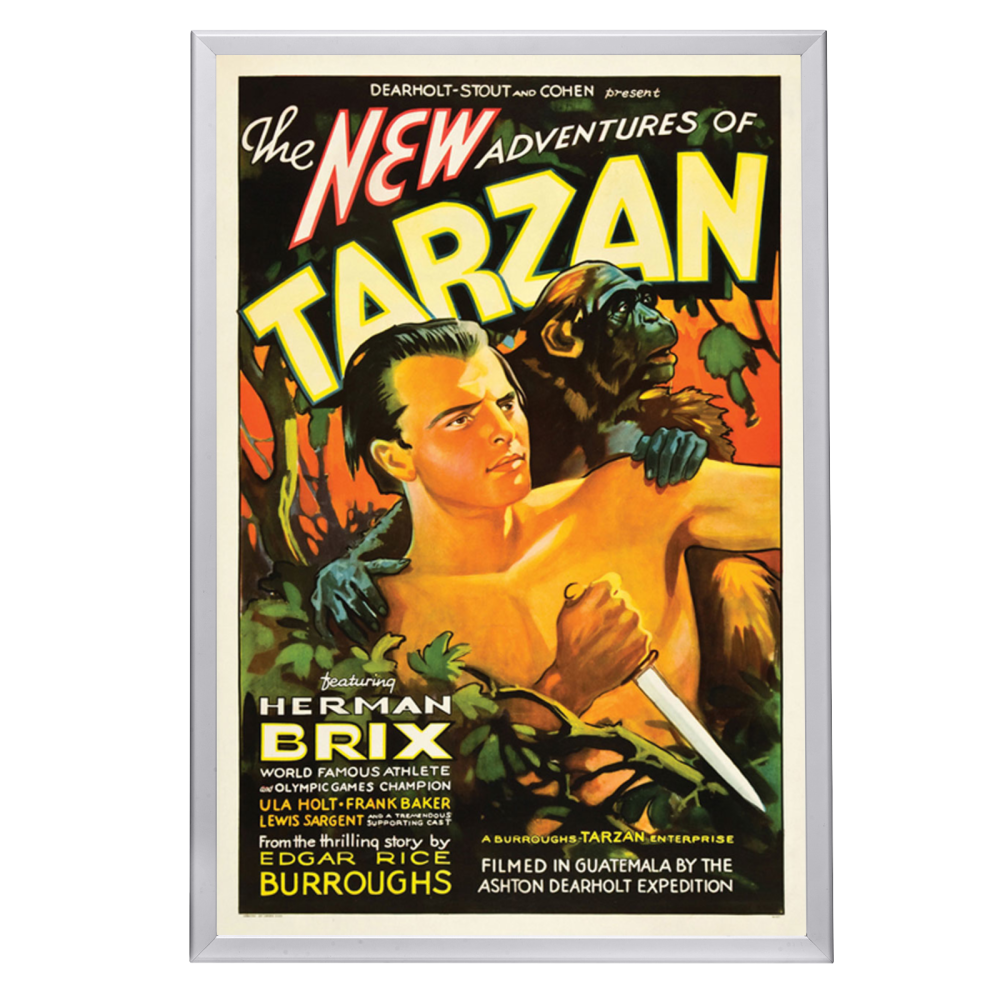 "New Adventures Of Tarzan" (1935) Framed Movie Poster