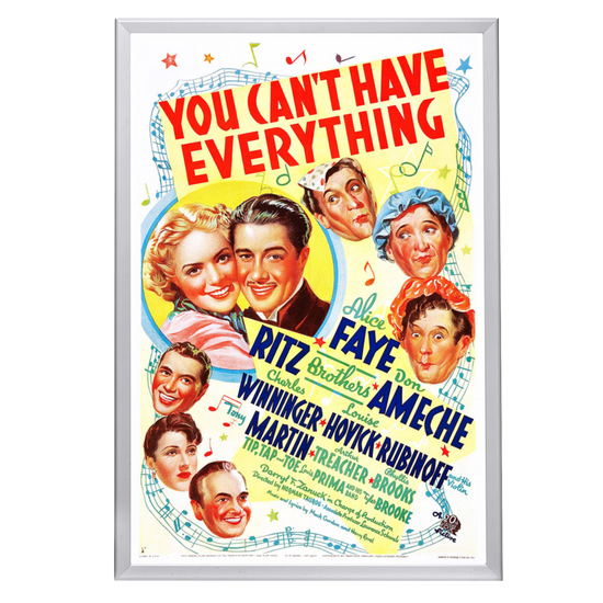 "You Can't Have Everything" (1937) Framed Movie Poster