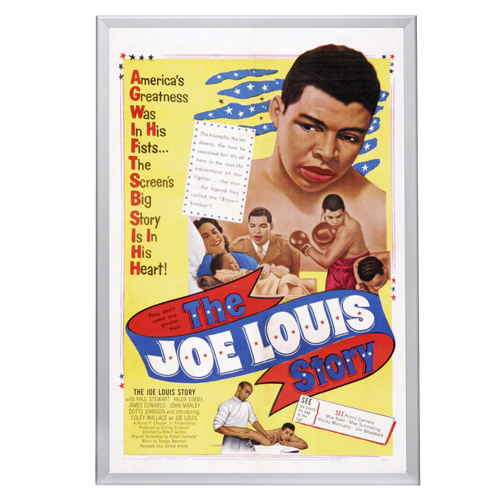 "Joe Louis Story" (1953) Framed Movie Poster