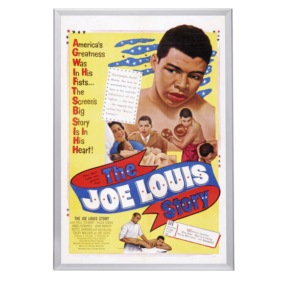 "Joe Louis Story" (1953) Framed Movie Poster