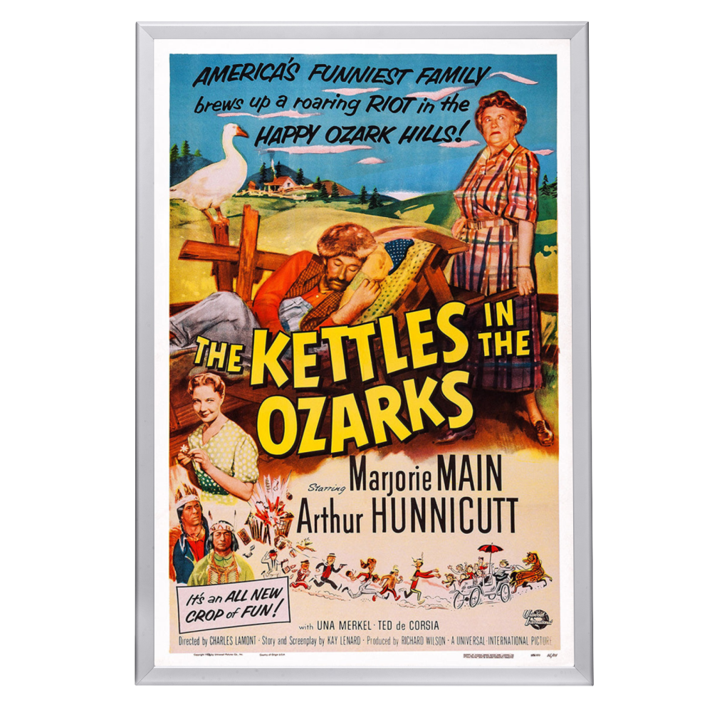 "Kettles In The Ozarks" (1956) Framed Movie Poster