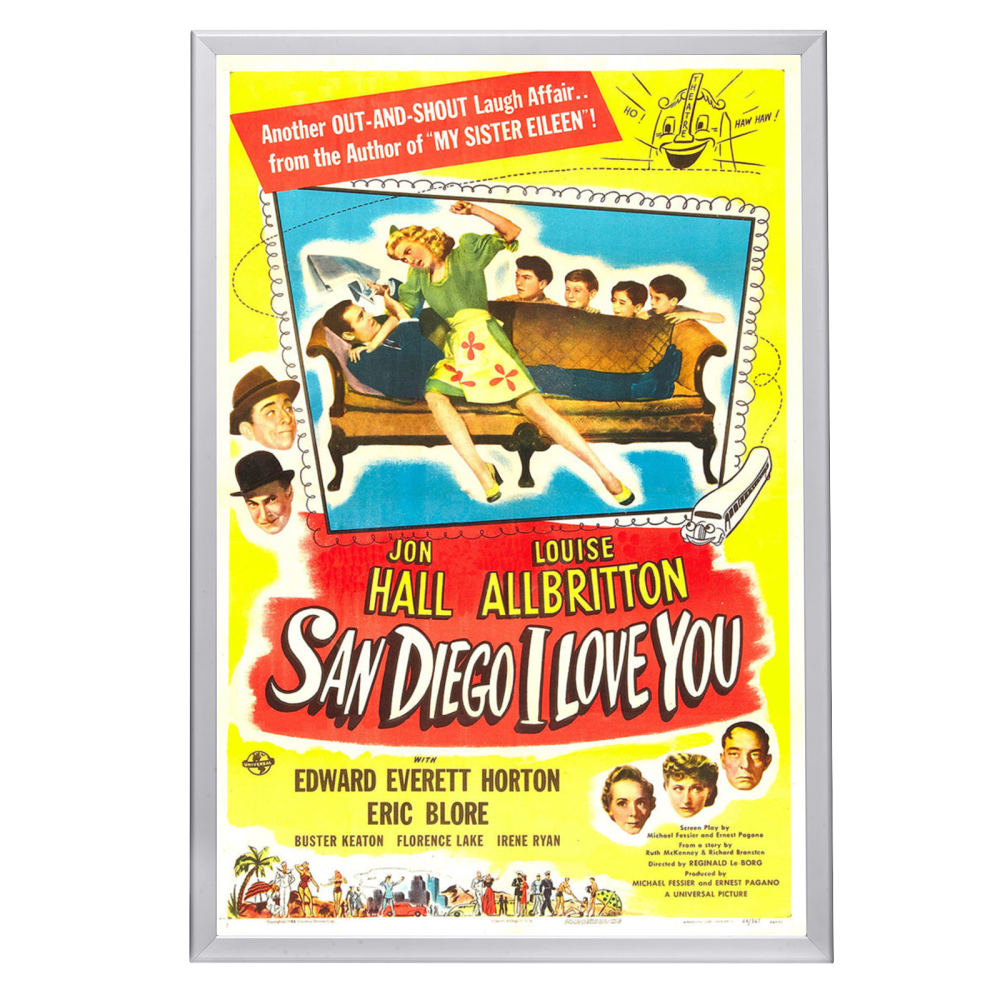 "San Diego I Love You" (1944) Framed Movie Poster