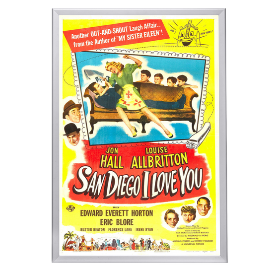 "San Diego I Love You" (1944) Framed Movie Poster