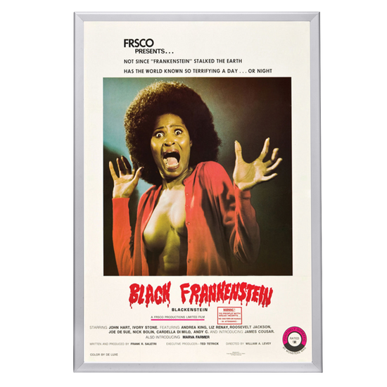 "Black Frankenstein" (1973) Framed Movie Poster