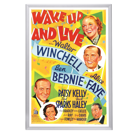 "Wake Up And Live" (1937) Framed Movie Poster