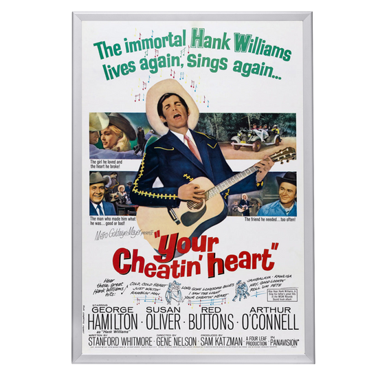 "Your Cheatin' Heart" (1964) Framed Movie Poster