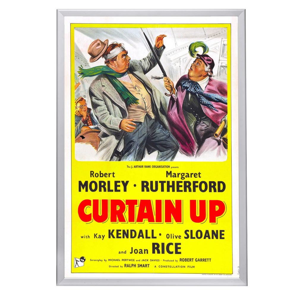 "Curtain Up" (1953) Framed Movie Poster