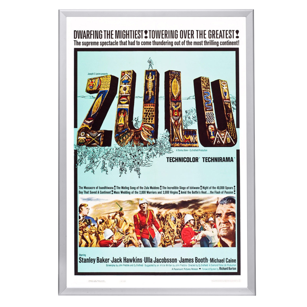 "Zulu" (1964) Framed Movie Poster