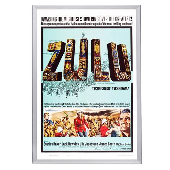 "Zulu" (1964) Framed Movie Poster