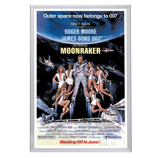 "Moonraker" (1979) Framed Movie Poster