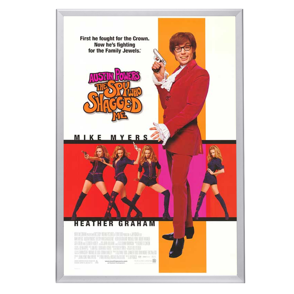 "Austin Powers: The Spy Who Shagged Me" (1999) Framed Movie Poster