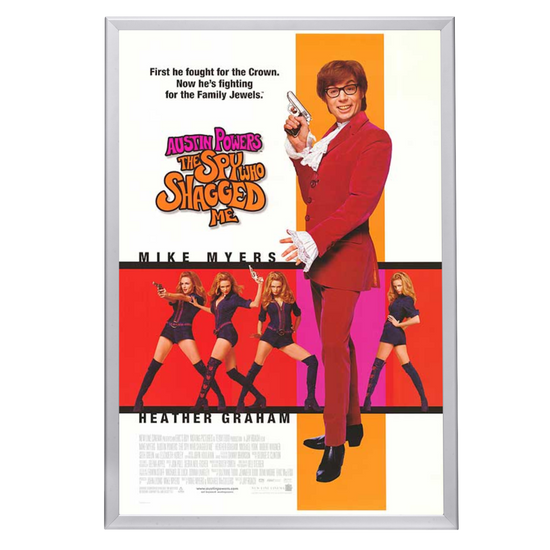 "Austin Powers: The Spy Who Shagged Me" (1999) Framed Movie Poster