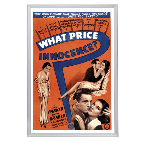 "What Price Innocence" (1933) Framed Movie Poster