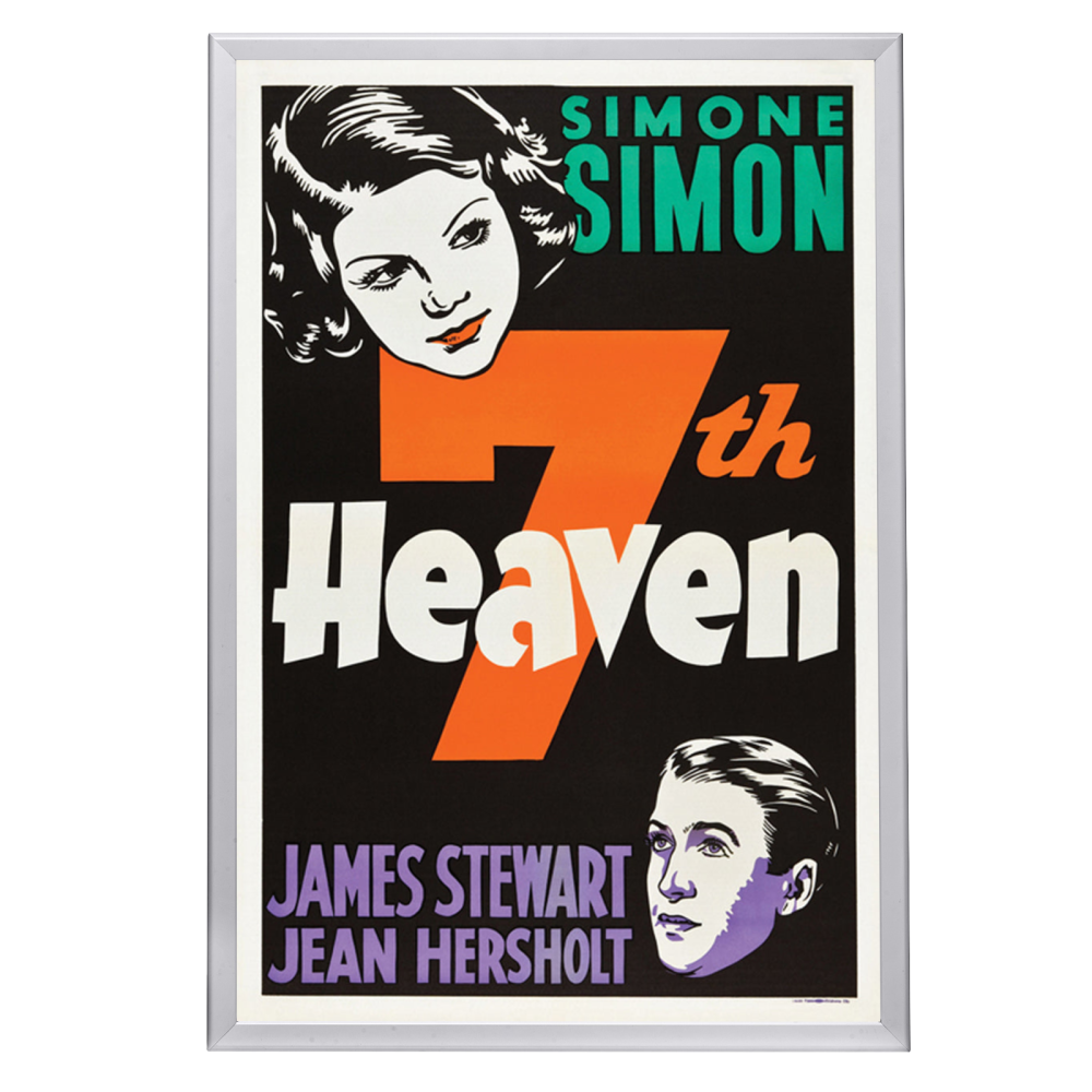 "Seventh Heaven" (1937) Framed Movie Poster