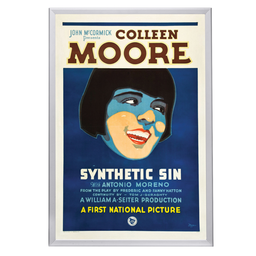 "Synthetic Sin" (1929) Framed Movie Poster