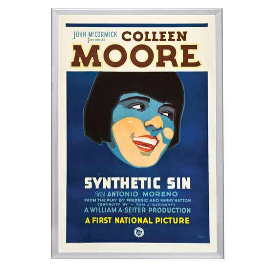 "Synthetic Sin" (1929) Framed Movie Poster