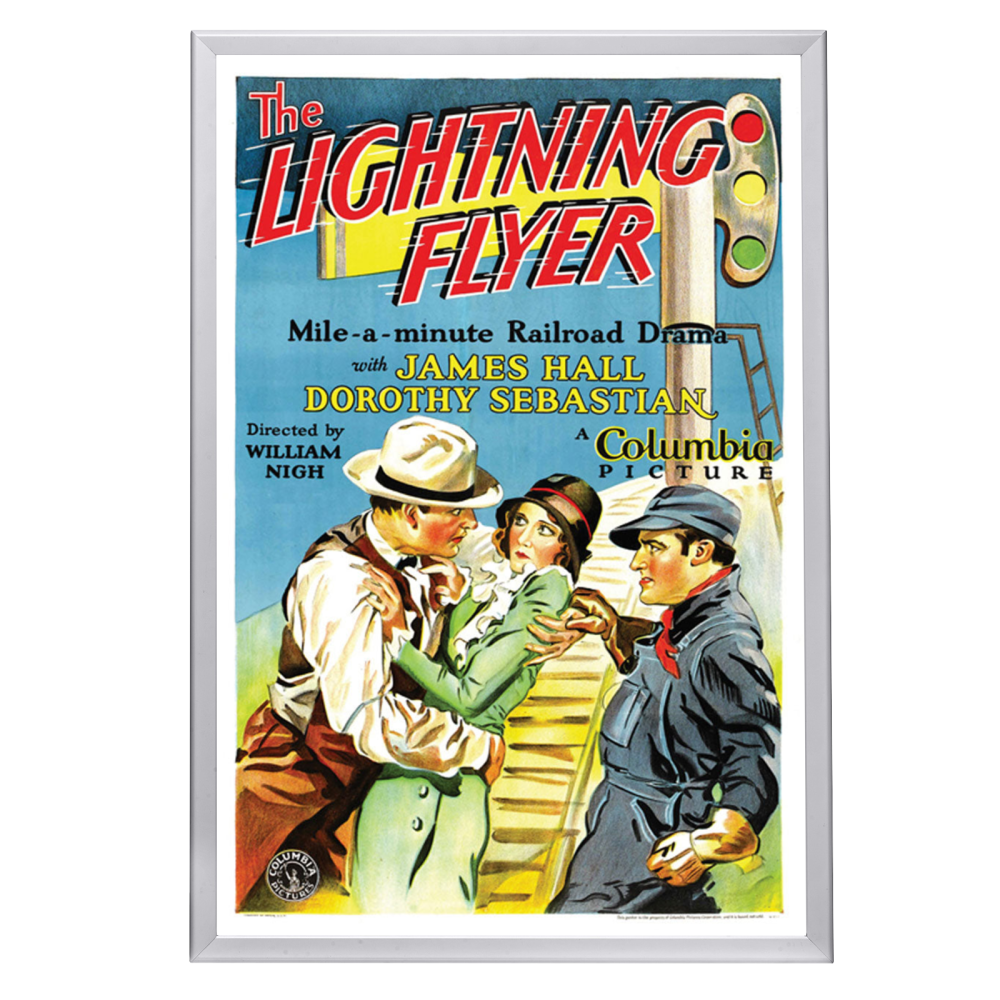 "Lightning Flyer" (1931) Framed Movie Poster