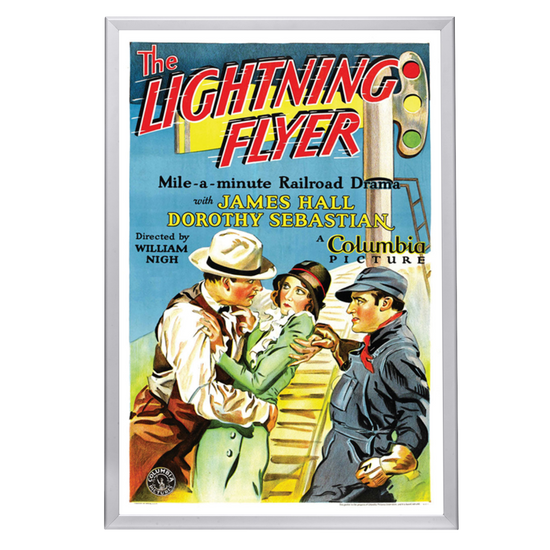 "Lightning Flyer" (1931) Framed Movie Poster