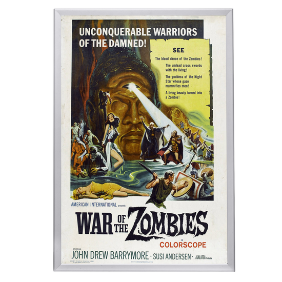 "War Of The Zombies" (1964) Framed Movie Poster