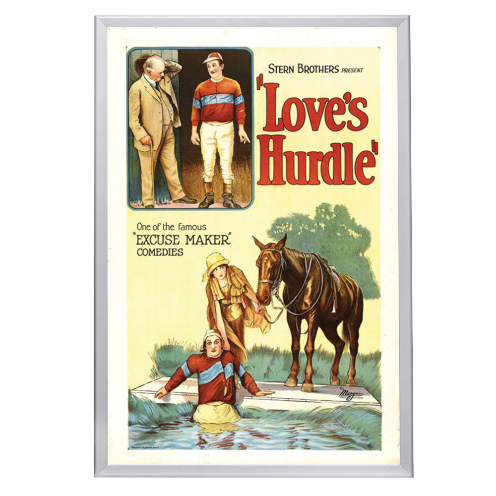 "Love's Hurdle" (1926) Framed Movie Poster