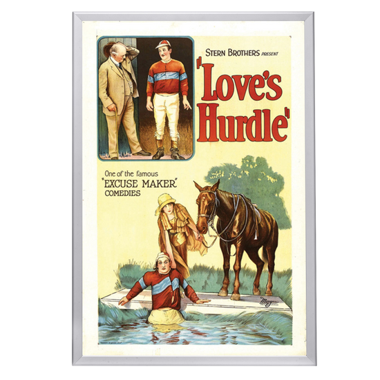 "Love's Hurdle" (1926) Framed Movie Poster