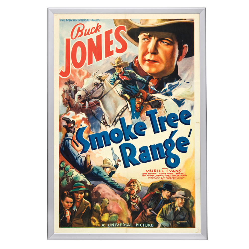 "Smoke Tree Range" (1937) Framed Movie Poster