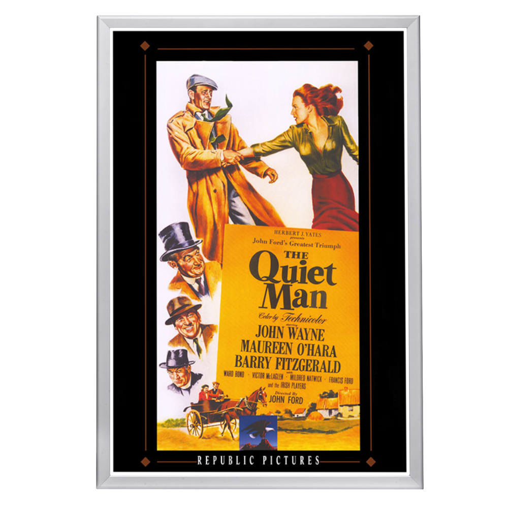 "Quiet Man" (1952) Framed Movie Poster