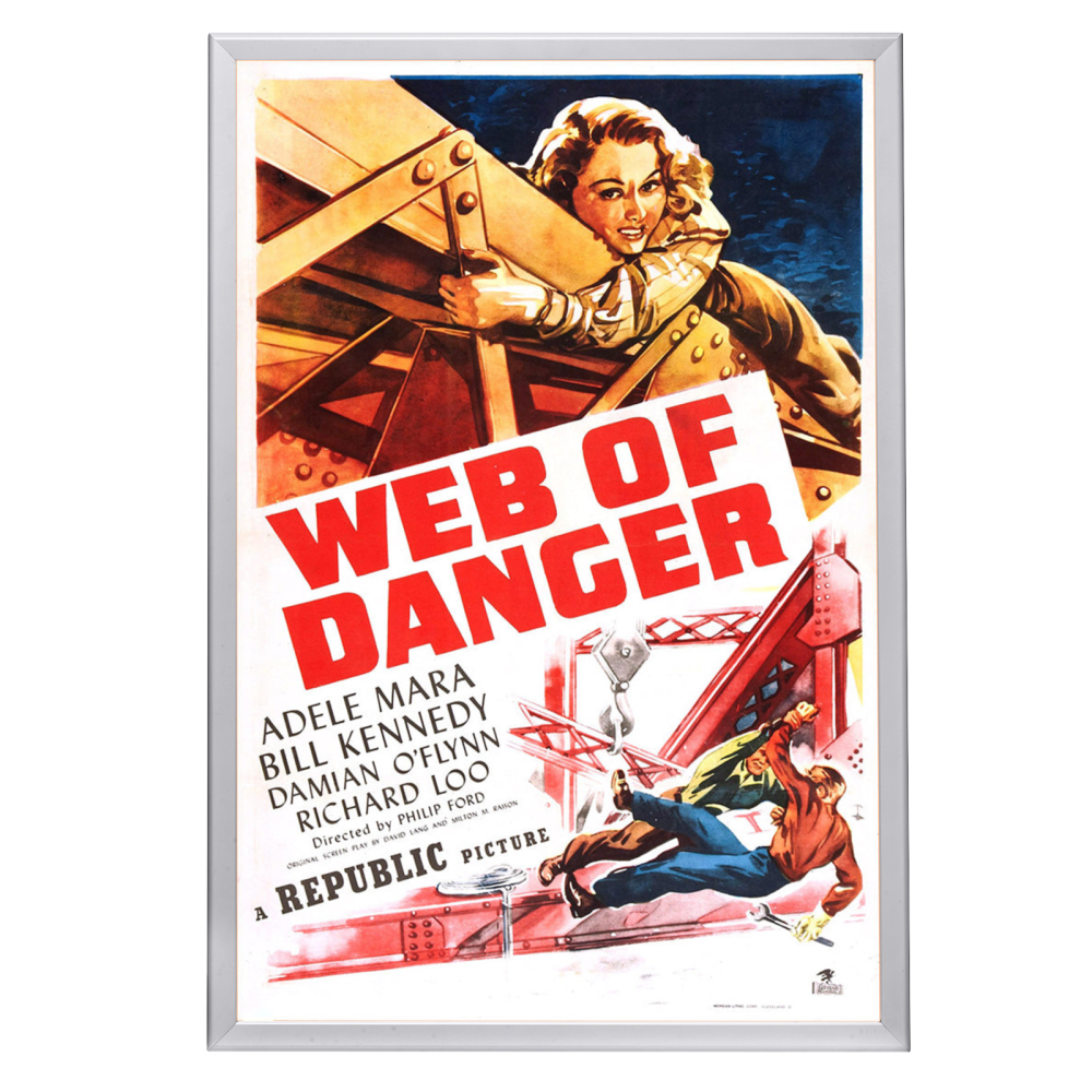 "Web Of Danger" (1947) Framed Movie Poster