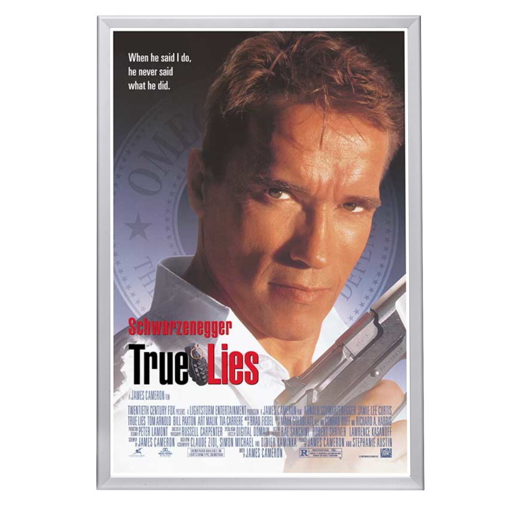 "True Lies" (1994) Framed Movie Poster