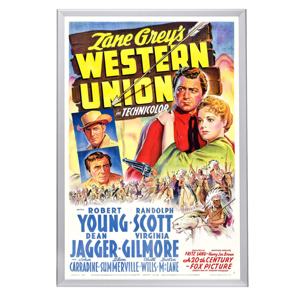 "Western Union" (1941) Framed Movie Poster