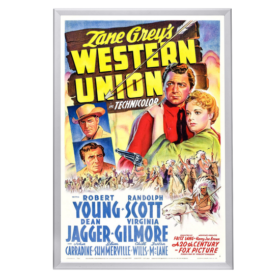 "Western Union" (1941) Framed Movie Poster