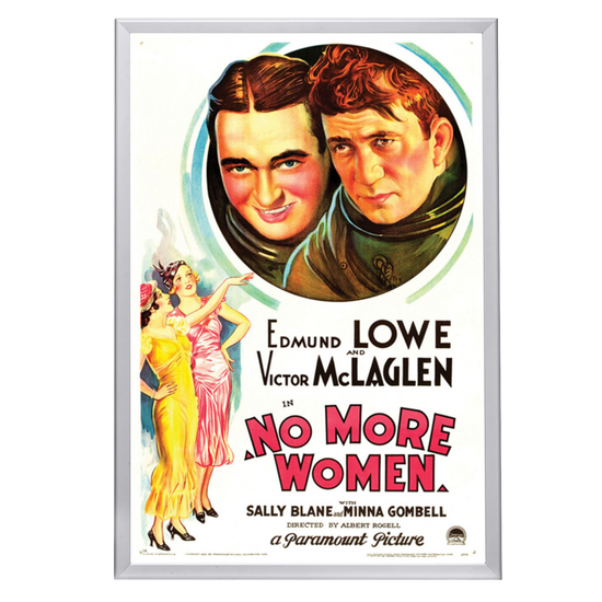 "No More Women" (1934) Framed Movie Poster