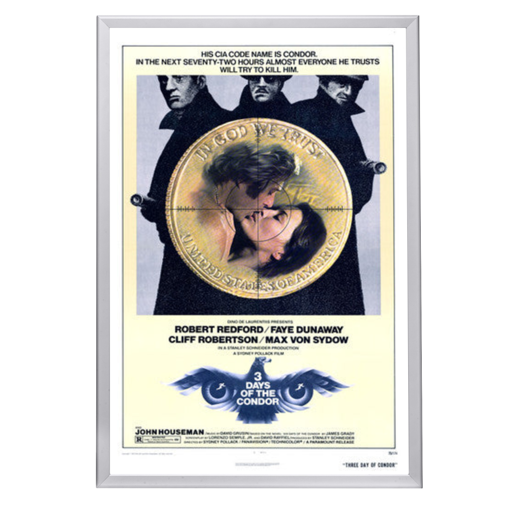 "Three Days of the Condor" (1975) Framed Movie Poster