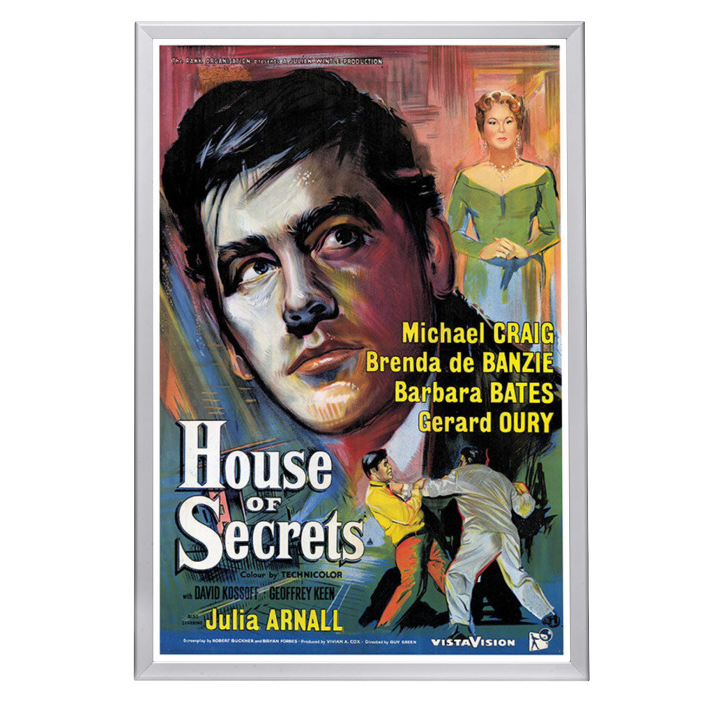 "House of Secrets" (1956) Framed Movie Poster