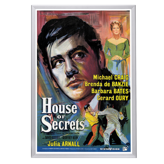 "House of Secrets" (1956) Framed Movie Poster