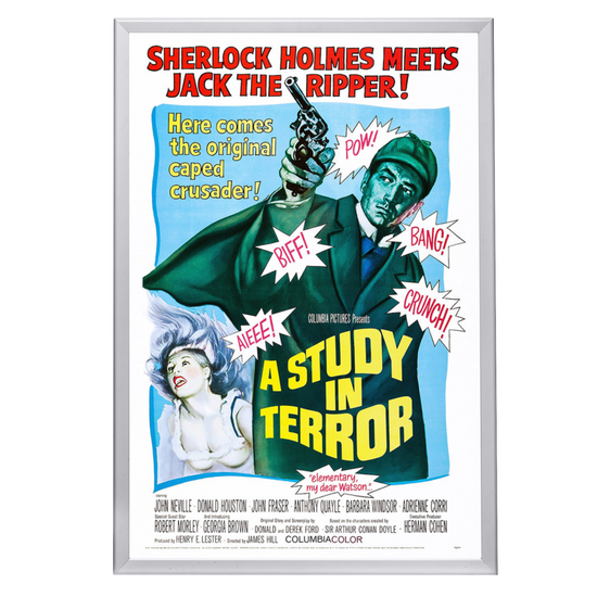"Study In Terror" (1965) Framed Movie Poster