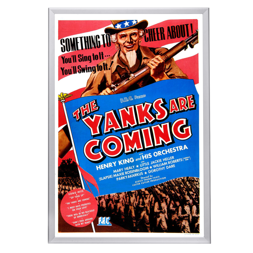 "Yanks Are Coming" (1942) Framed Movie Poster