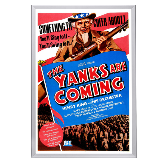 "Yanks Are Coming" (1942) Framed Movie Poster