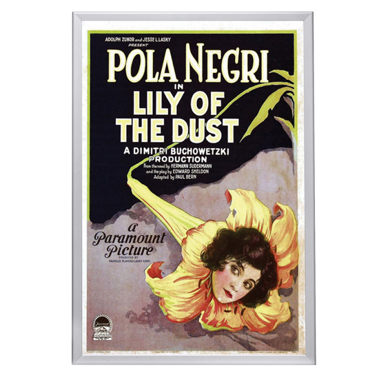 "Lily Of The Dust" (1924) Framed Movie Poster