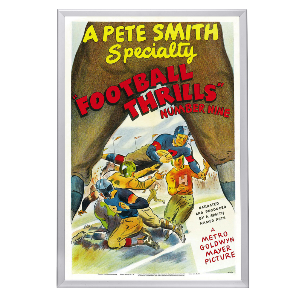 "Football Thrills No. 9" (1931) Framed Movie Poster