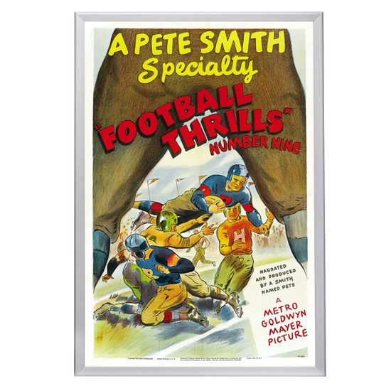 "Football Thrills No. 9" (1931) Framed Movie Poster